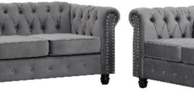 Pemberly Row Modern Sofa Loveseat How It Fits Your Space