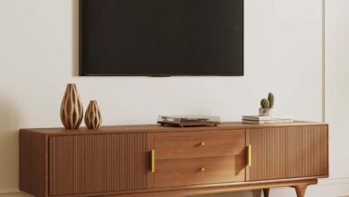 Povison 7874 Tv Stand How It Fits Your Space