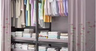 Pzeob Home Wardrobe Oxford Clothes Wardrobe For Your Closet