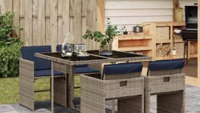 Qzzced Patio Dining Set Lets You Dine On Compact Terraces