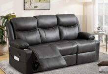 Reclining Sofa 3 Seater Manual Recliner In Your Living Room