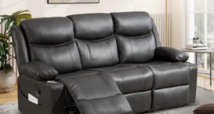 Reclining Sofa 3 Seater Manual Recliner In Your Living Room