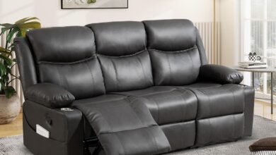 Reclining Sofa 3 Seater Manual Recliner In Your Living Room