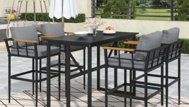 Roomfitters Steel Outdoor Dining Set How It Fits Your Patio