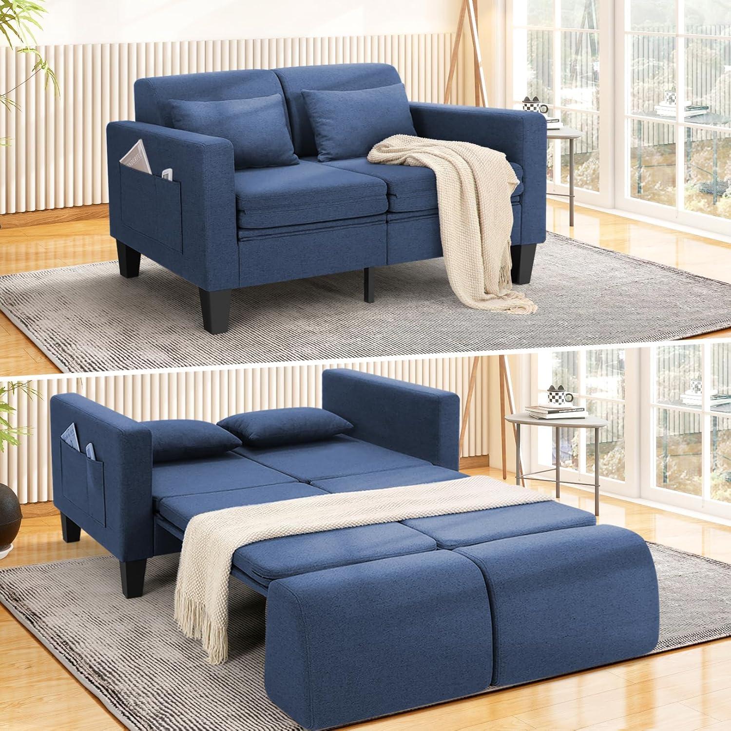 Sejov 6 In 1 Linen Loveseat Softening The Living Area