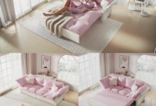 Suhynin 748 Velvet Pull Out Sofa Bed When You Host Guests