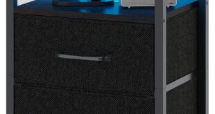 Trifeble Nightstand How It Fits Your Bedside Tech