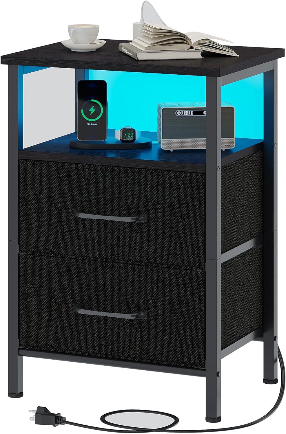 Trifeble Nightstand How It Fits Your Bedside Tech