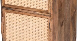 Urban Port Mia 23 Inch Nightstand Holds Your Bedside Items