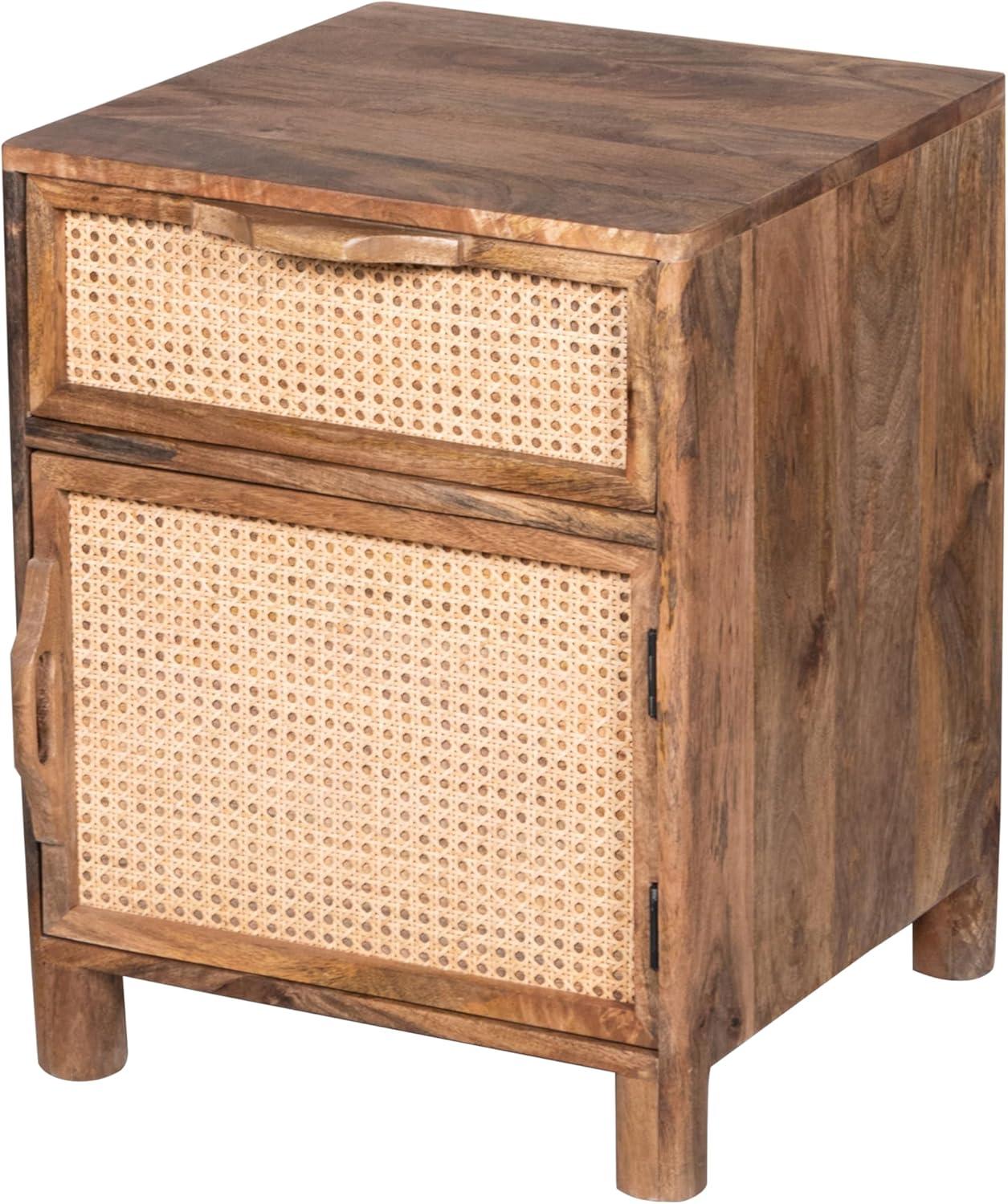 Urban Port Mia 23 Inch Nightstand Holds Your Bedside Items