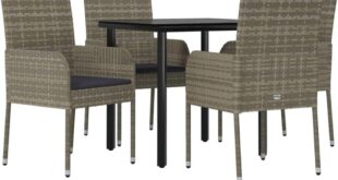 Vidaxl 3 Piece Outdoor Patio Dining Set Suits Your Balcony