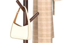 Yheenlf Coat Rack Freestanding Fits Your Narrow Entryway