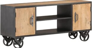 Youuihom TV Stand Industrial Style — fits your room’s flow