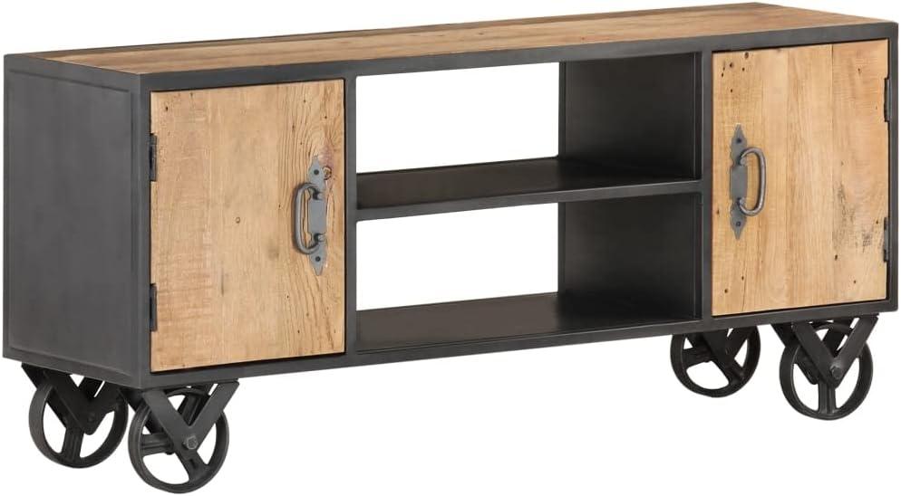 Youuihom TV Stand Industrial Style — fits your room’s flow