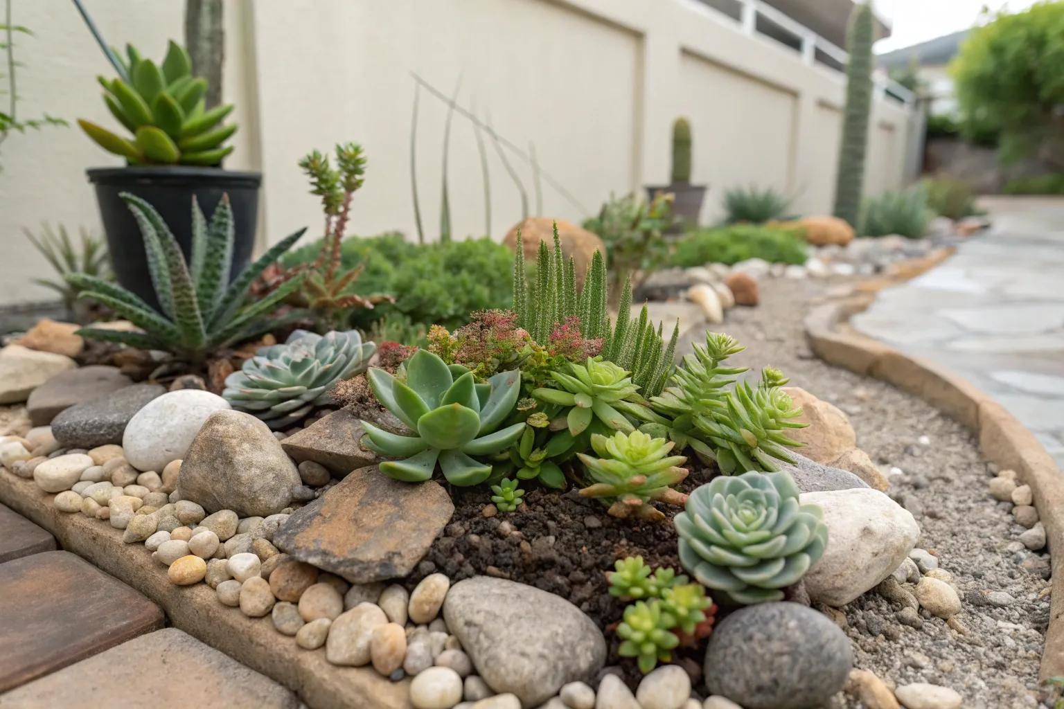 12+ Charming Low Maintenance Small Rock Garden Ideas