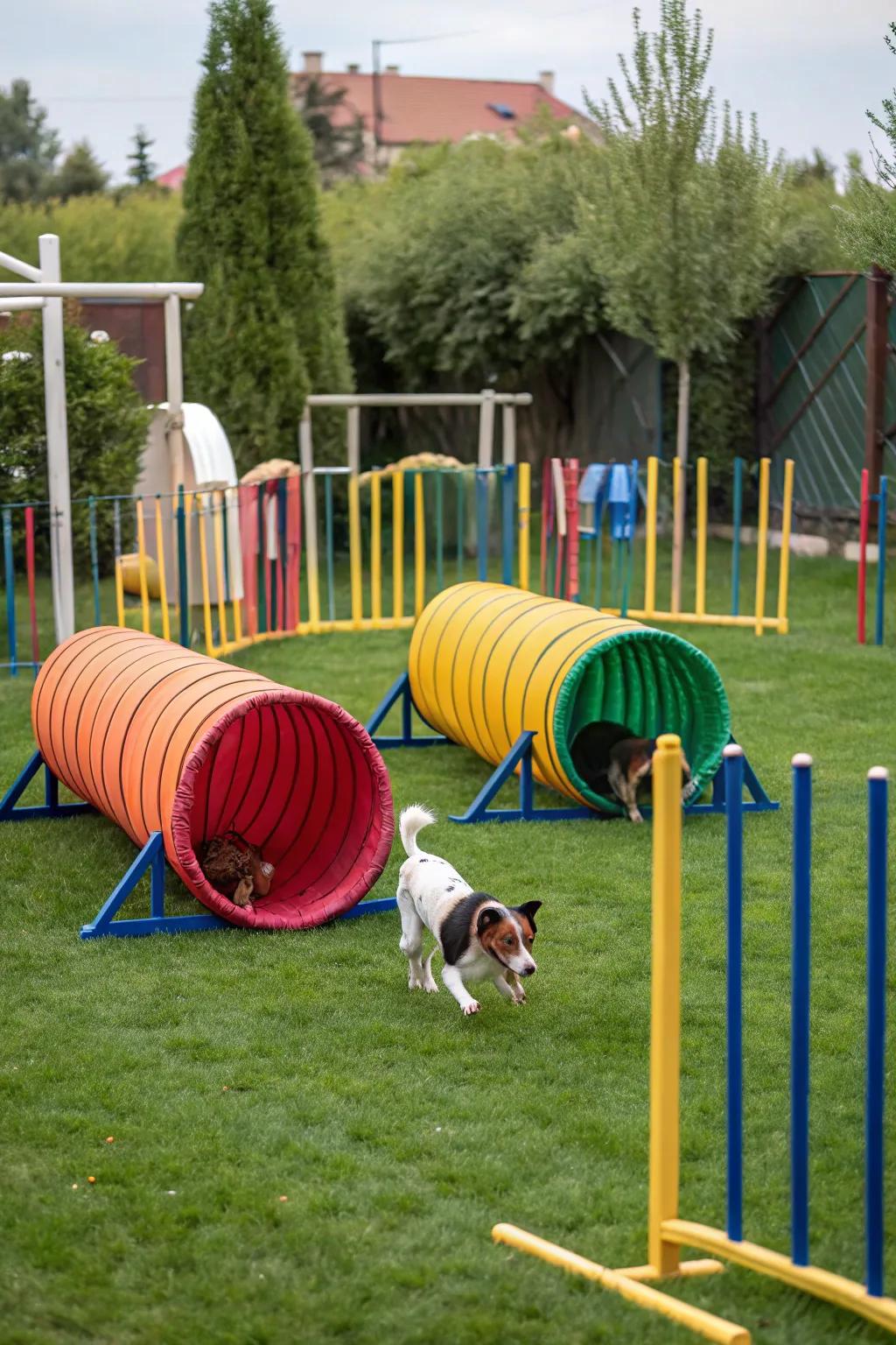 Transform your yard with an exciting agility course.