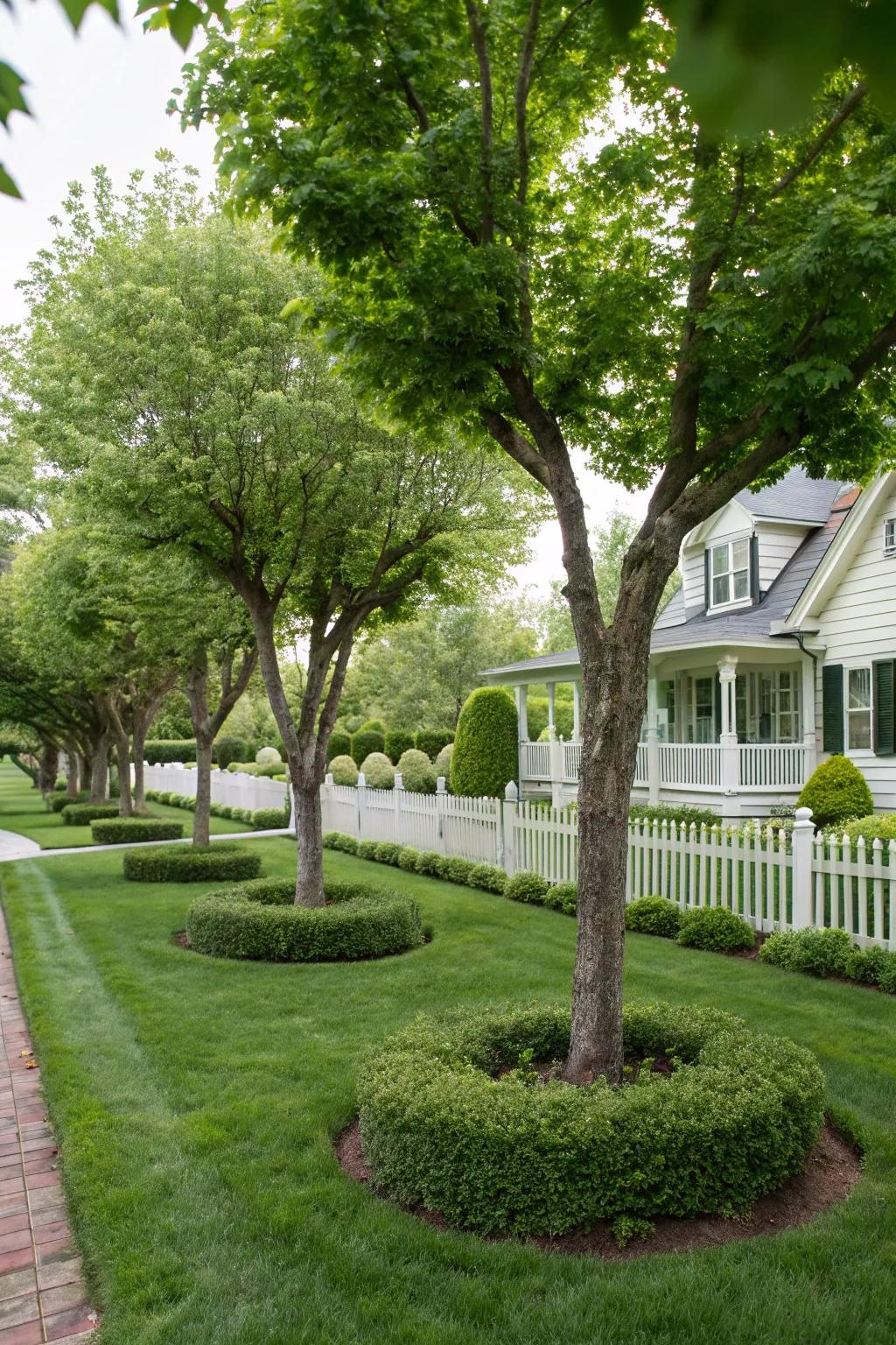 Creative tree layouts can make your yard uniquely yours.