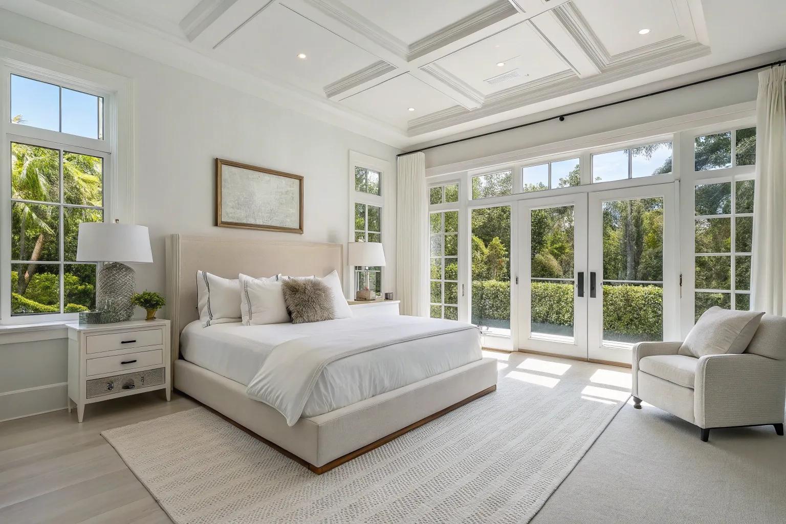 15+ Stunning Modern White Bedroom Ideas