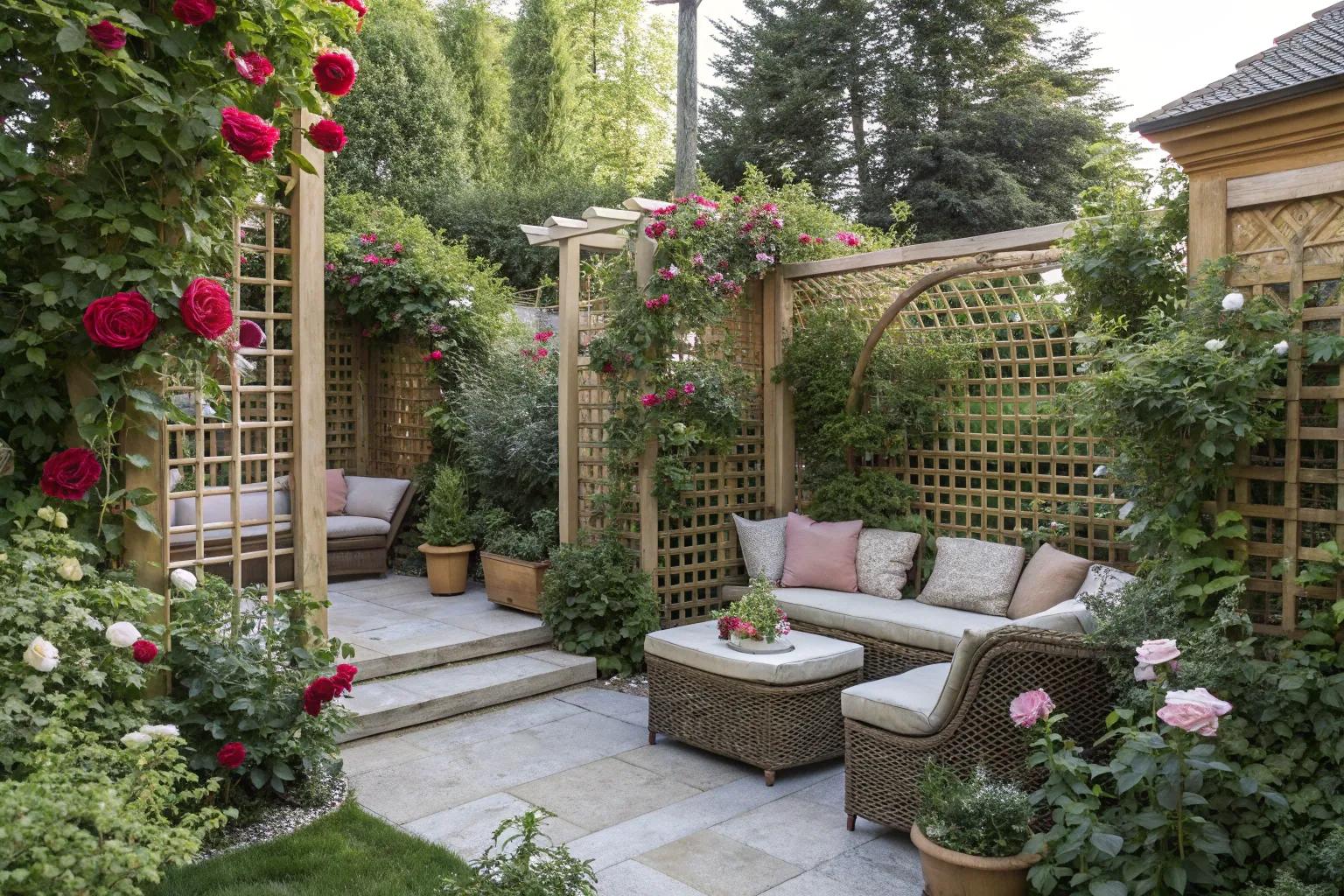 16+ Creative Lattice Garden Ideas to Elevate Your Yard