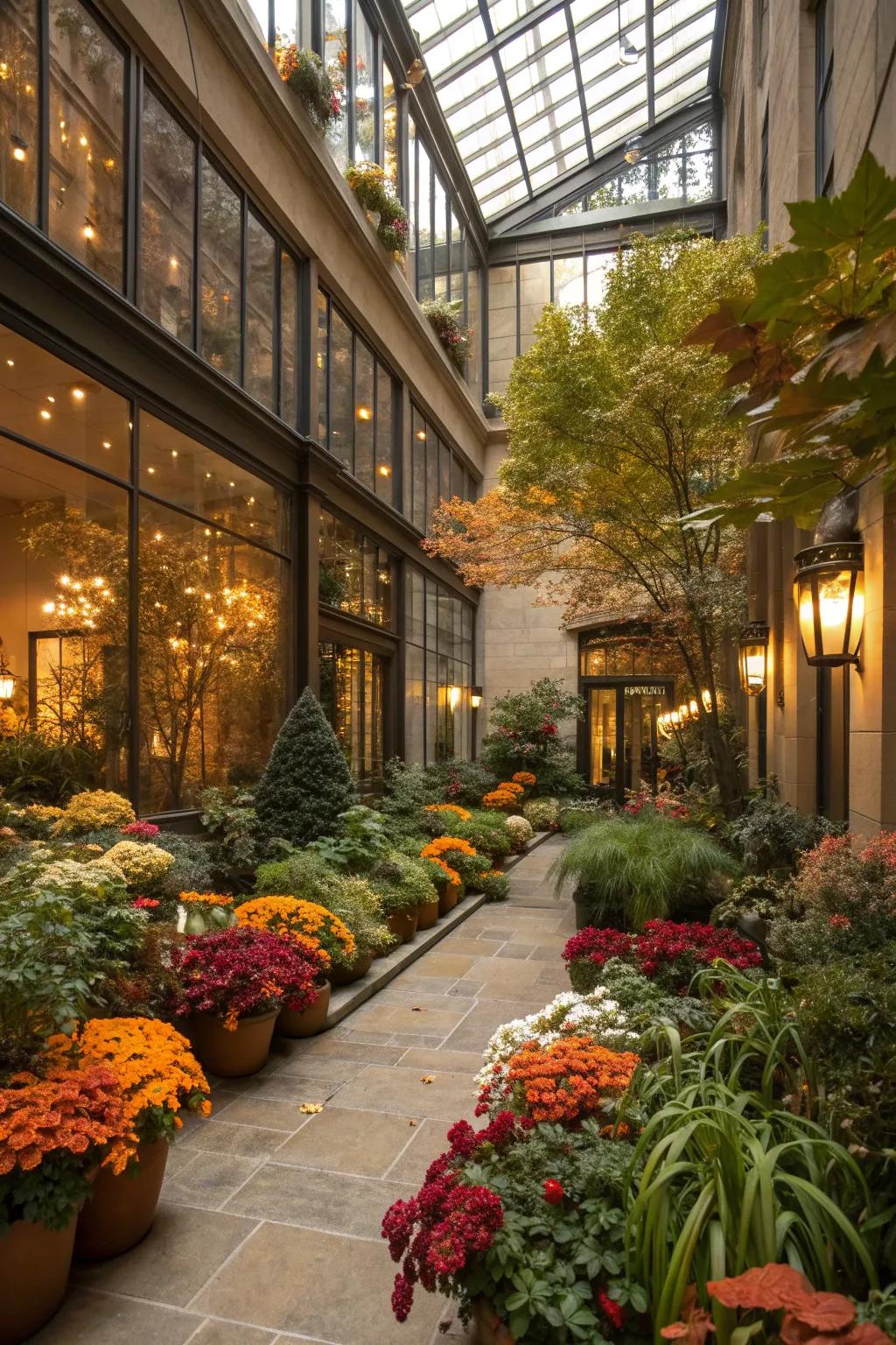 Seasonal decor keeps your atrium fresh and vibrant.