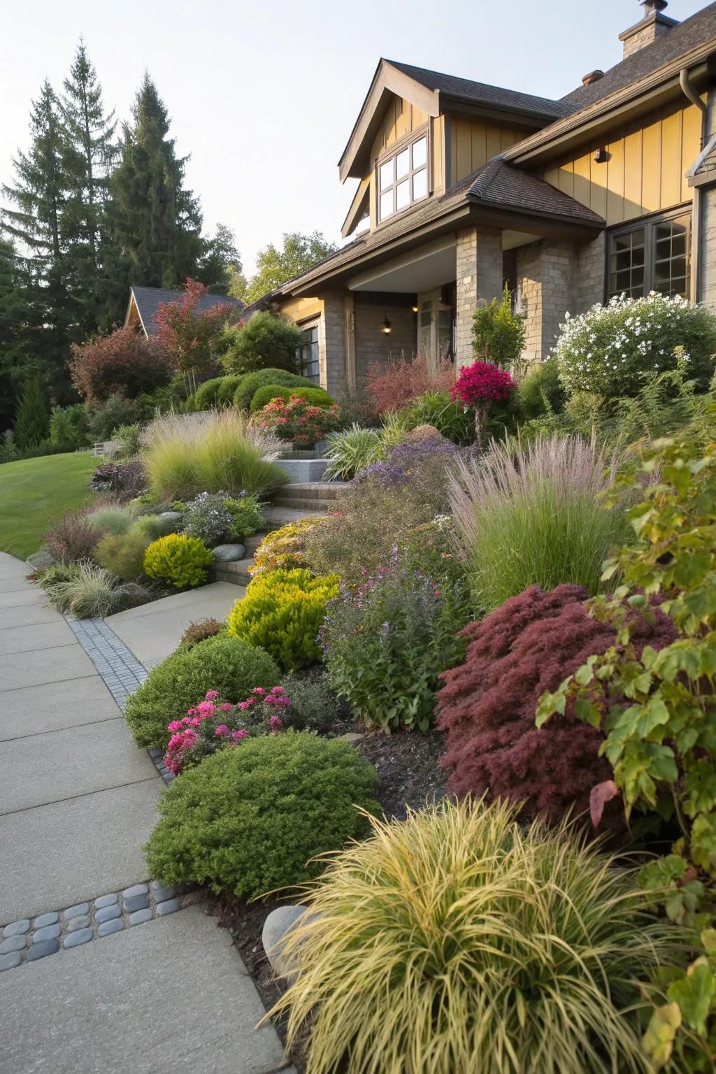 Texture variety adds depth and visual intrigue.