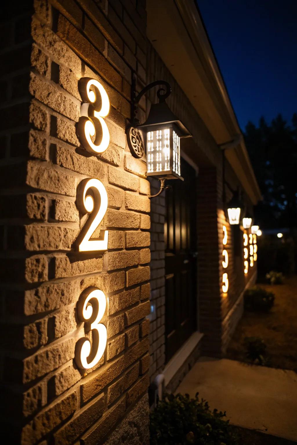 Lighting features ensure visibility and add drama