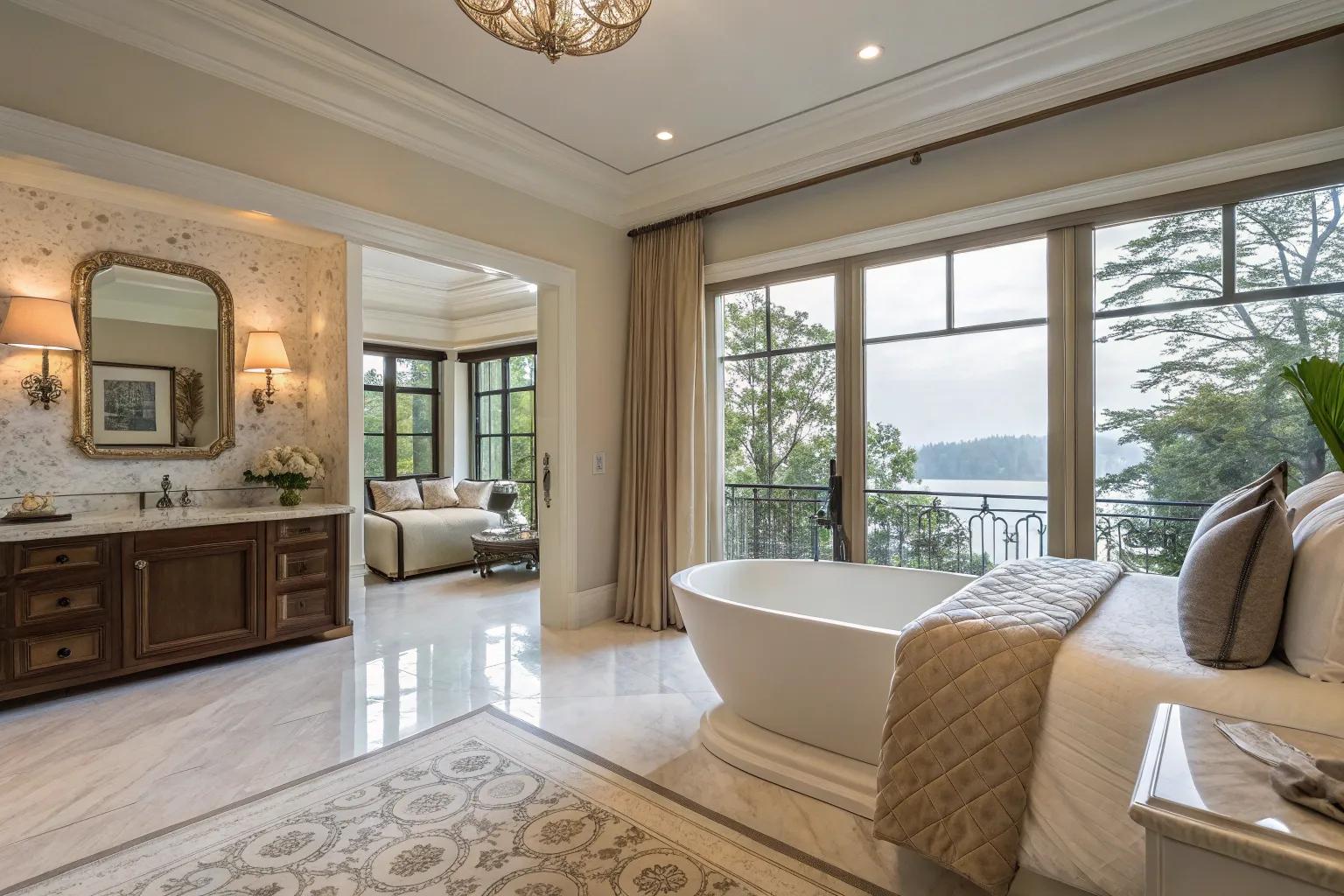 17+ Inspiring Master Bedroom Bathroom Ideas