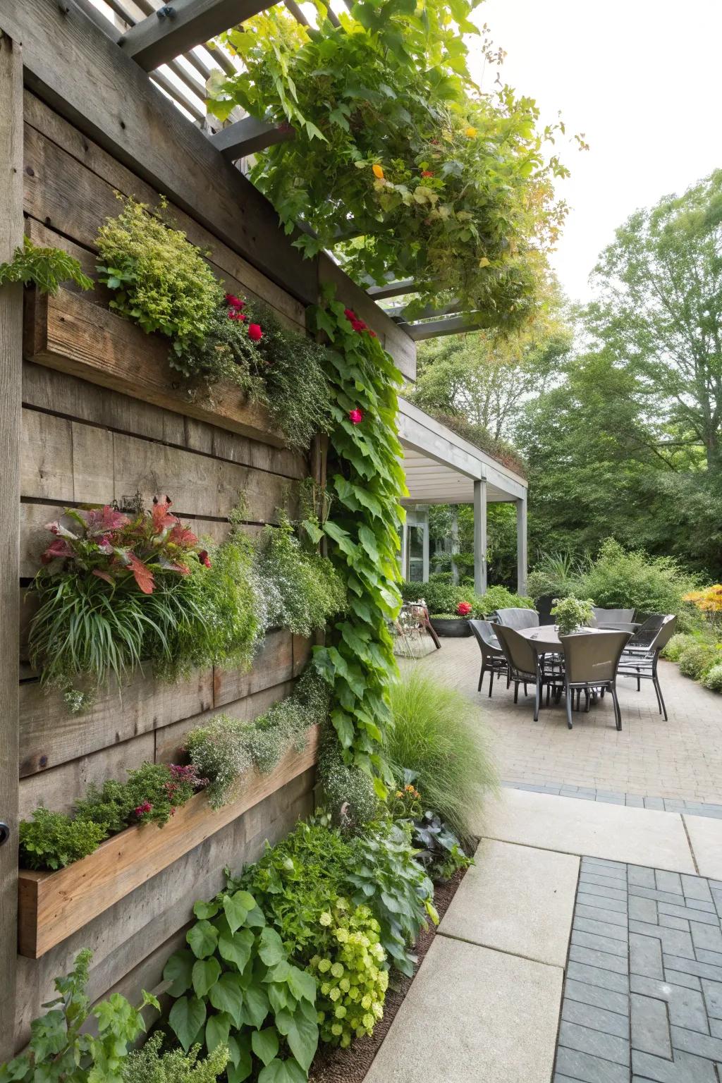 Elevate your garden game with a space-saving vertical garden.