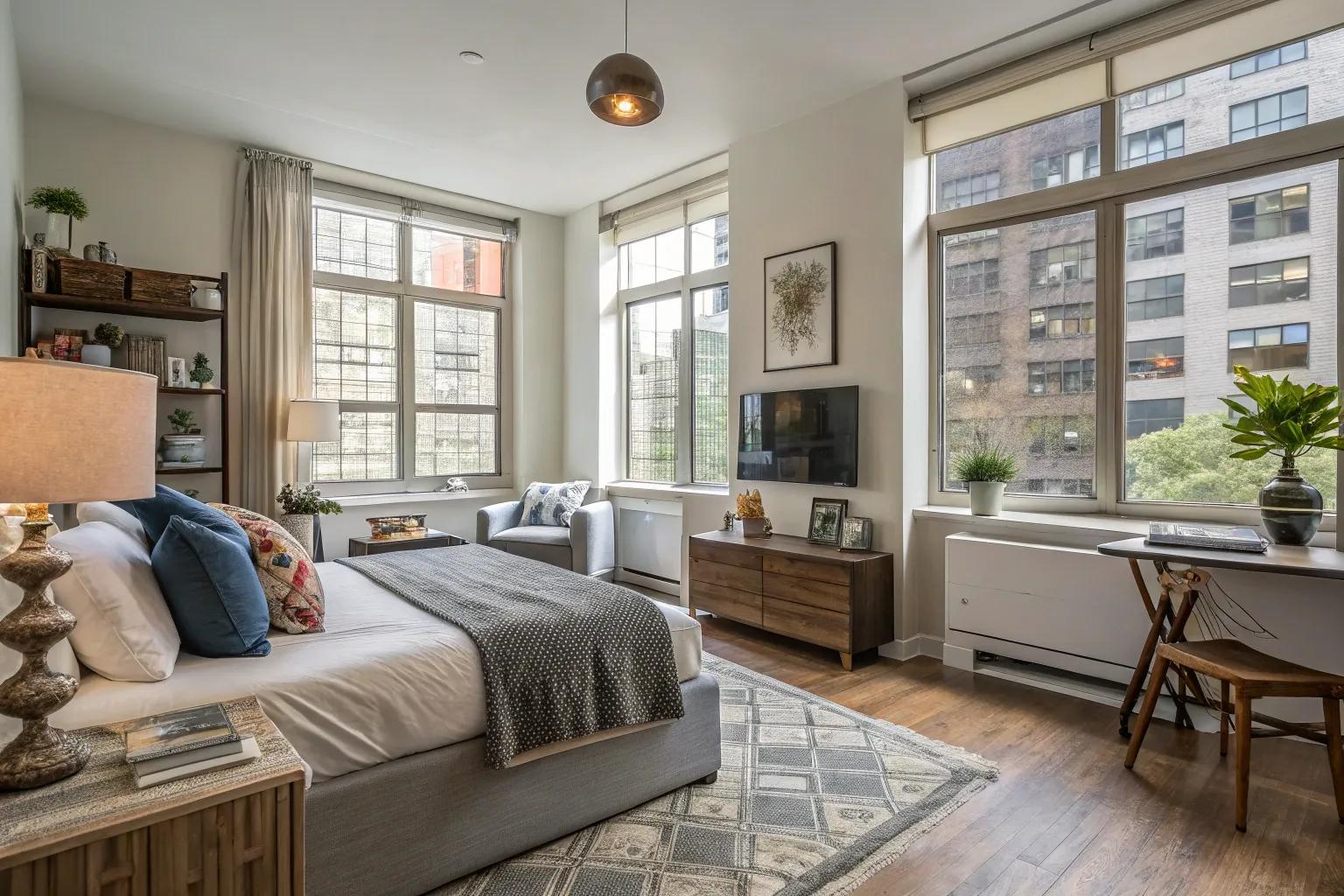 17+ Innovative Solutions for a 400 Sq Ft Studio Apartment