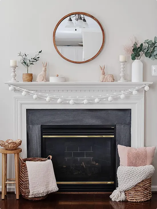 Spring Mantel Decorating Ideas