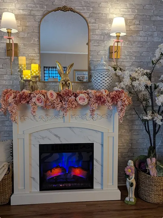 Spring Mantel Decorating Ideas