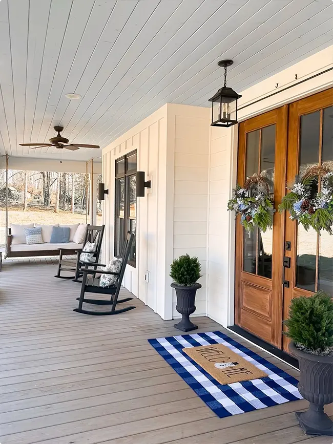Winter Front Porch Decor Ideas