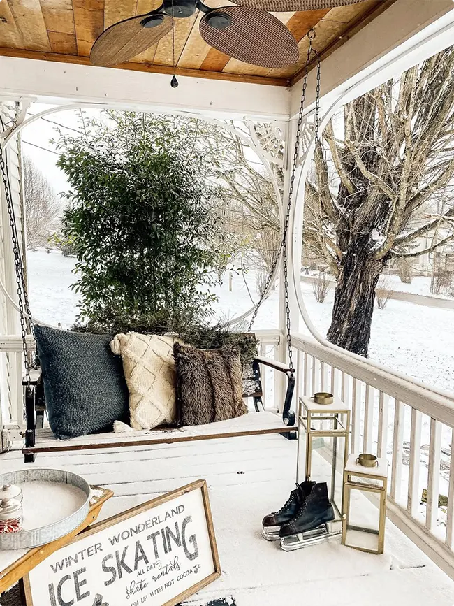 Winter Front Porch Decor Ideas