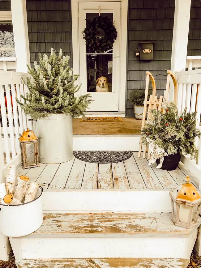 Winter Front Porch Decor Ideas
