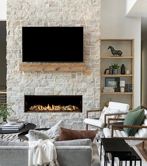 Basement Fireplace Ideas