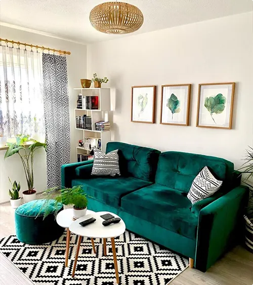 Green Couch Living Room Ideas