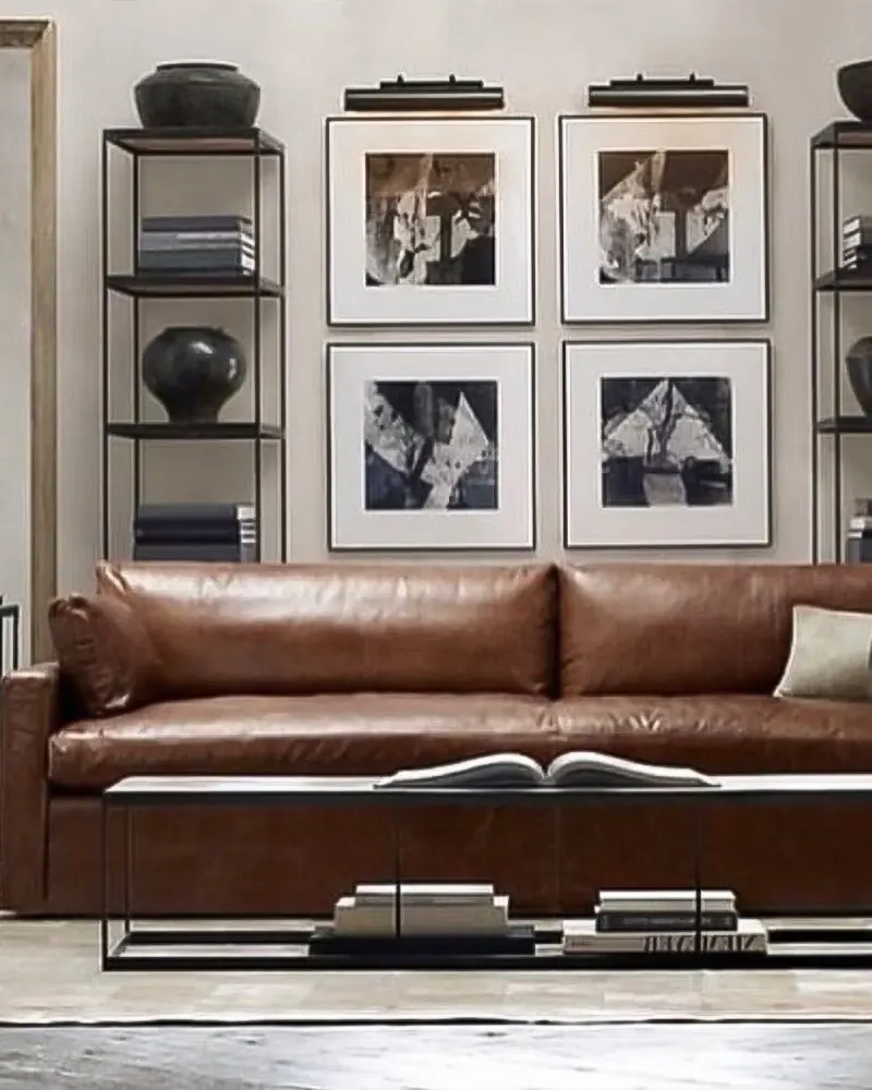 Dark Brown Couch Living Room Ideas