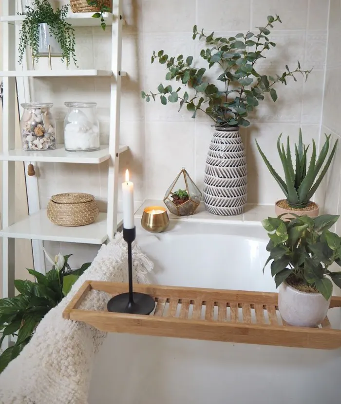 Bamboo Bath Caddy Cozy Corner