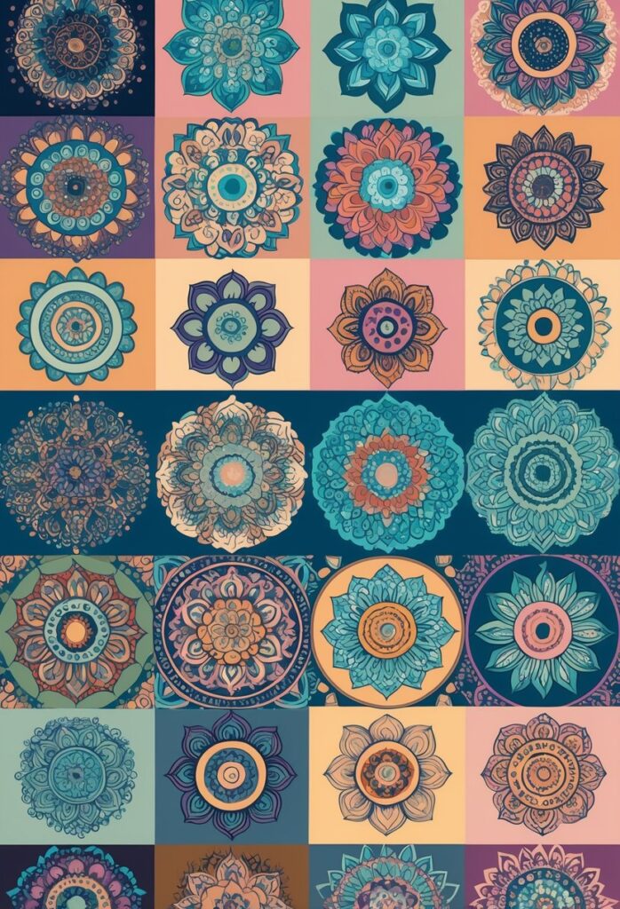 Faded Mandala Wallpaper