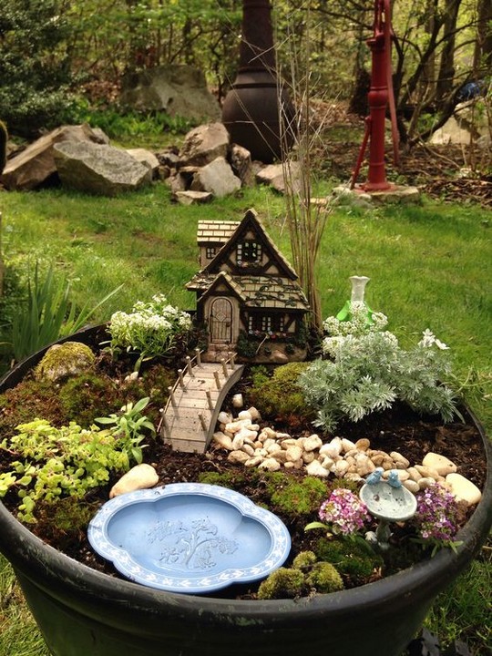 Whimsical Cottage Garden