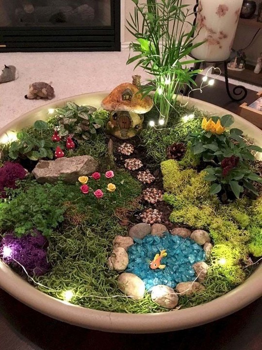 Glow-in-the-Dark Fairy Garden