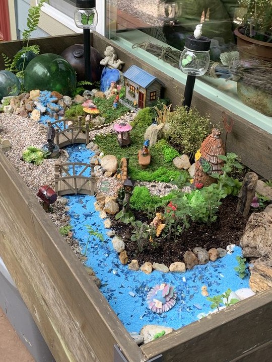 Floating Island Fairy Garden