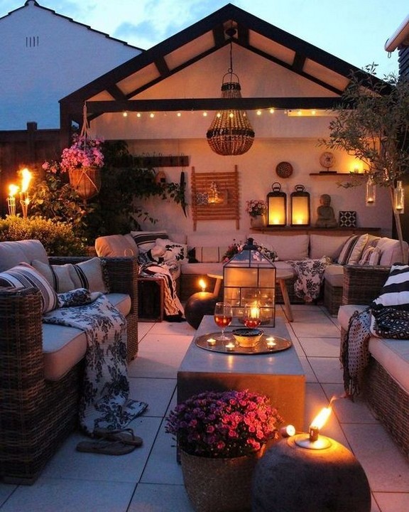 Boho Candlelit Ambiance