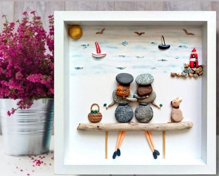 Personalized painted stones