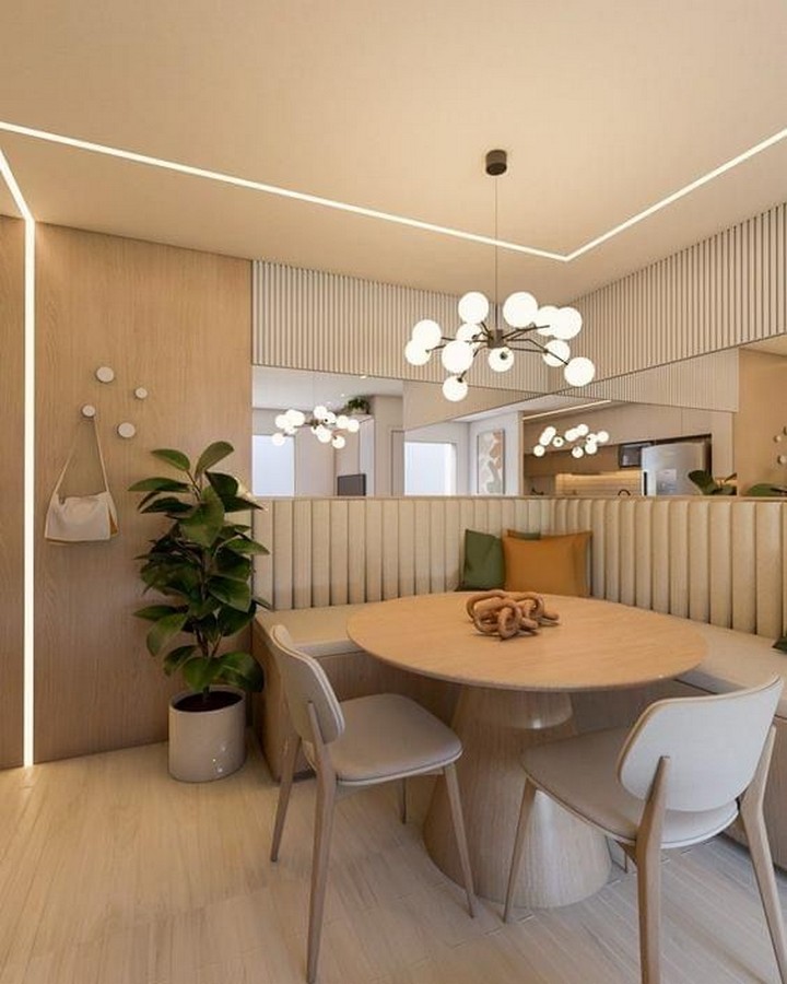 Mirrors enhancing small room