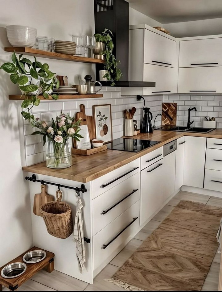 Painted kitchen cabinets