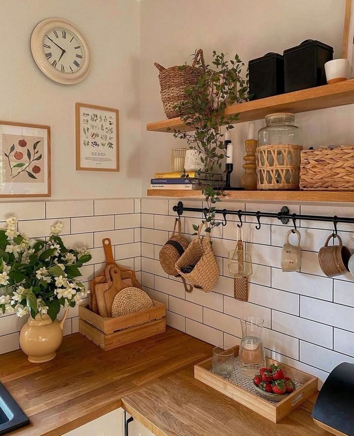 Peel-and-stick backsplash tiles