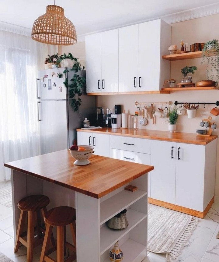 Rolling kitchen cart