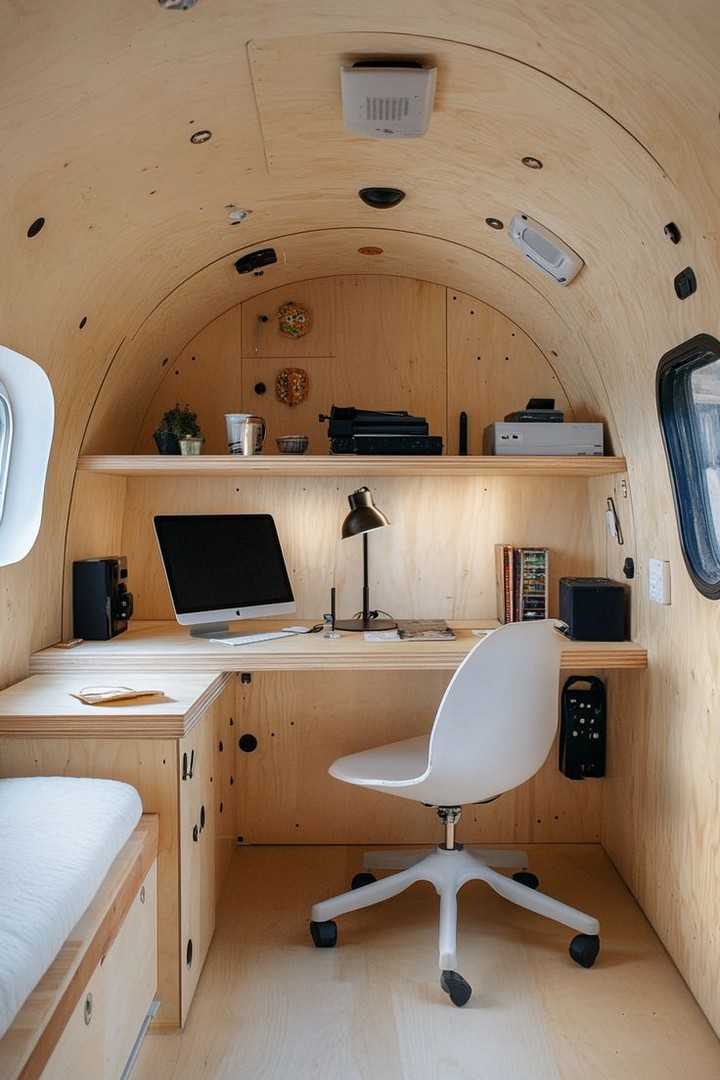 Luxury Camper Van Office