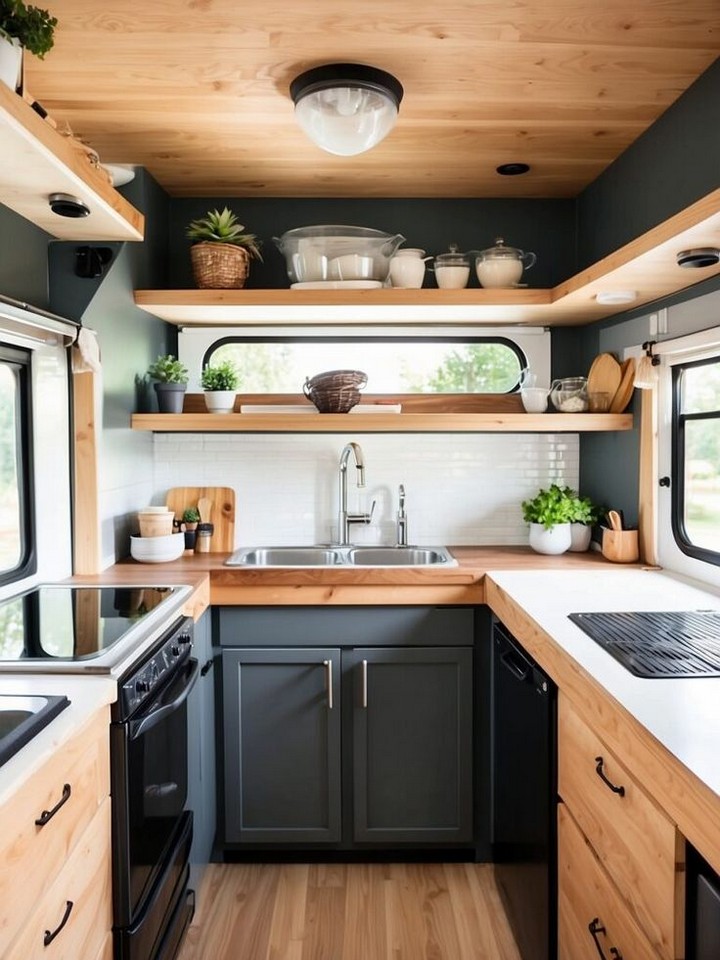 Galley Style Van Kitchen